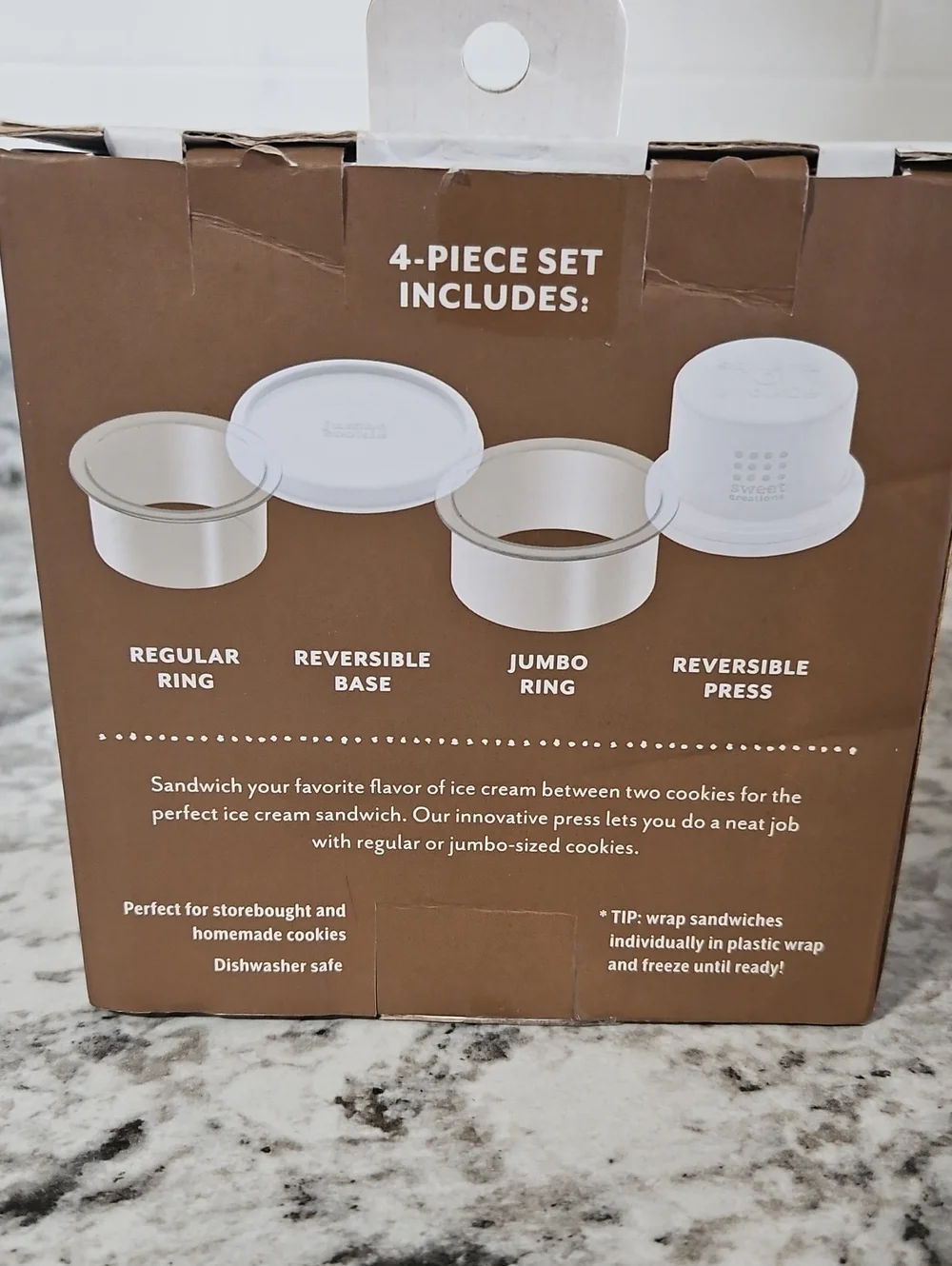 Sur La Table Ice Cream Sandwich Press NWOT
